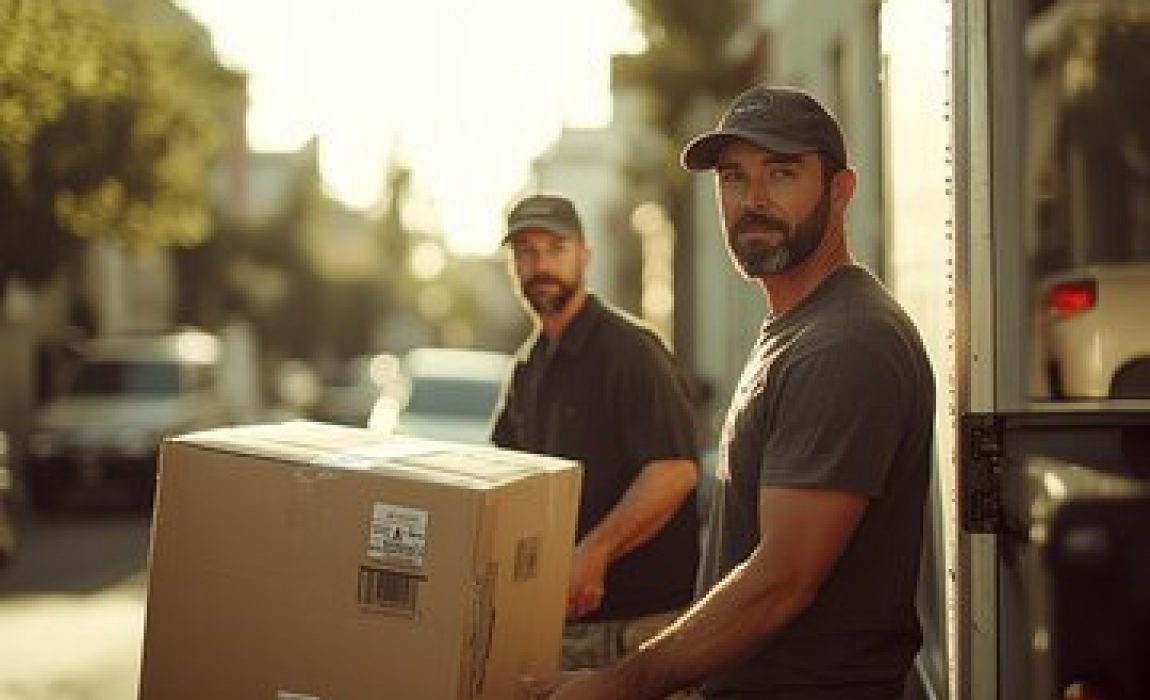 efficient-male-movers-unload-furniture-boxes-from-truck-professional-moving-services_861171-16673